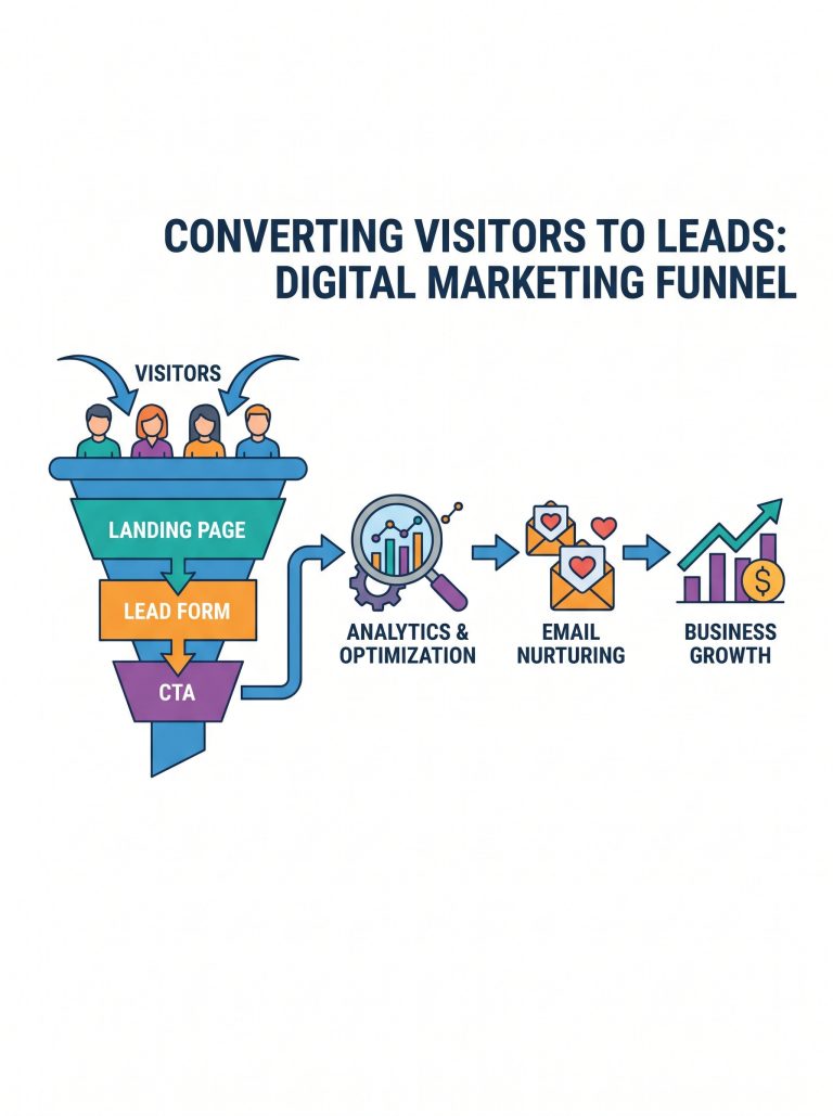 Convert Website Visitors Into Leads Using Optimized Sales Funnel Strategy