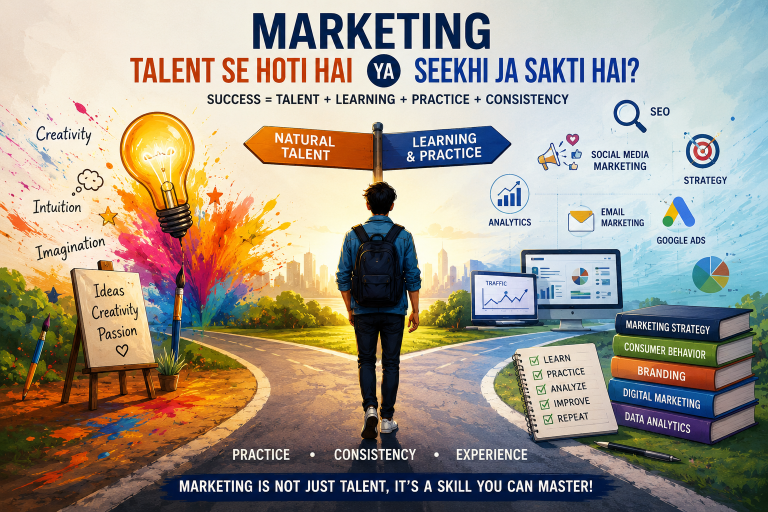 Marketing Talent Se Hoti Hai Ya Seekhi Ja Sakti Hai?