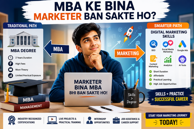 MBA ke Bina Marketer Ban Sakte Ho? Sach Jaano!