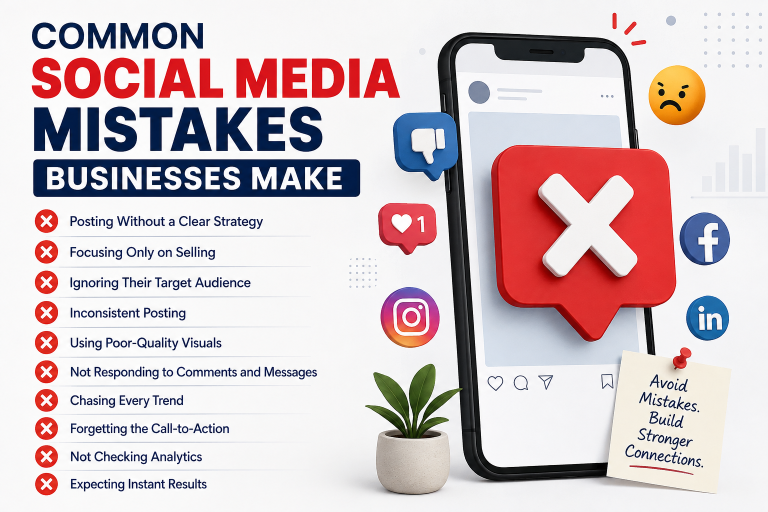 Common Social Media Mistakes Businesses Make