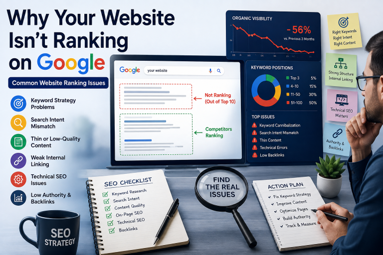 Why Your Website Isn’t Ranking on Google: 10 Website Ranking Issues to Fix