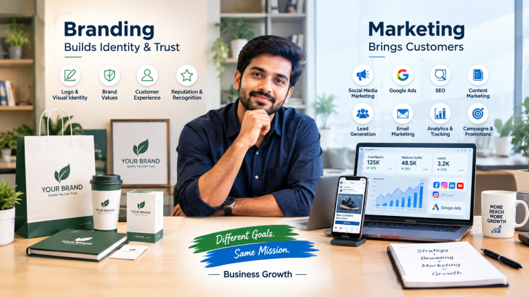 Branding and Marketing Are Not the Same Thing!