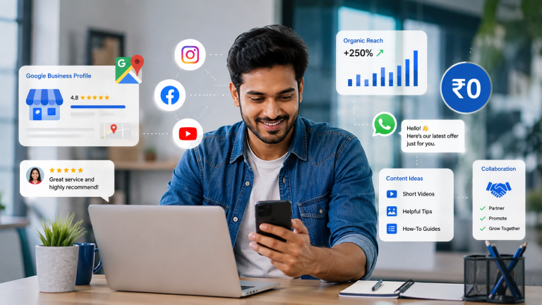 How to Do Marketing with ₹0? 10 Free Ways to Grow Your Business
