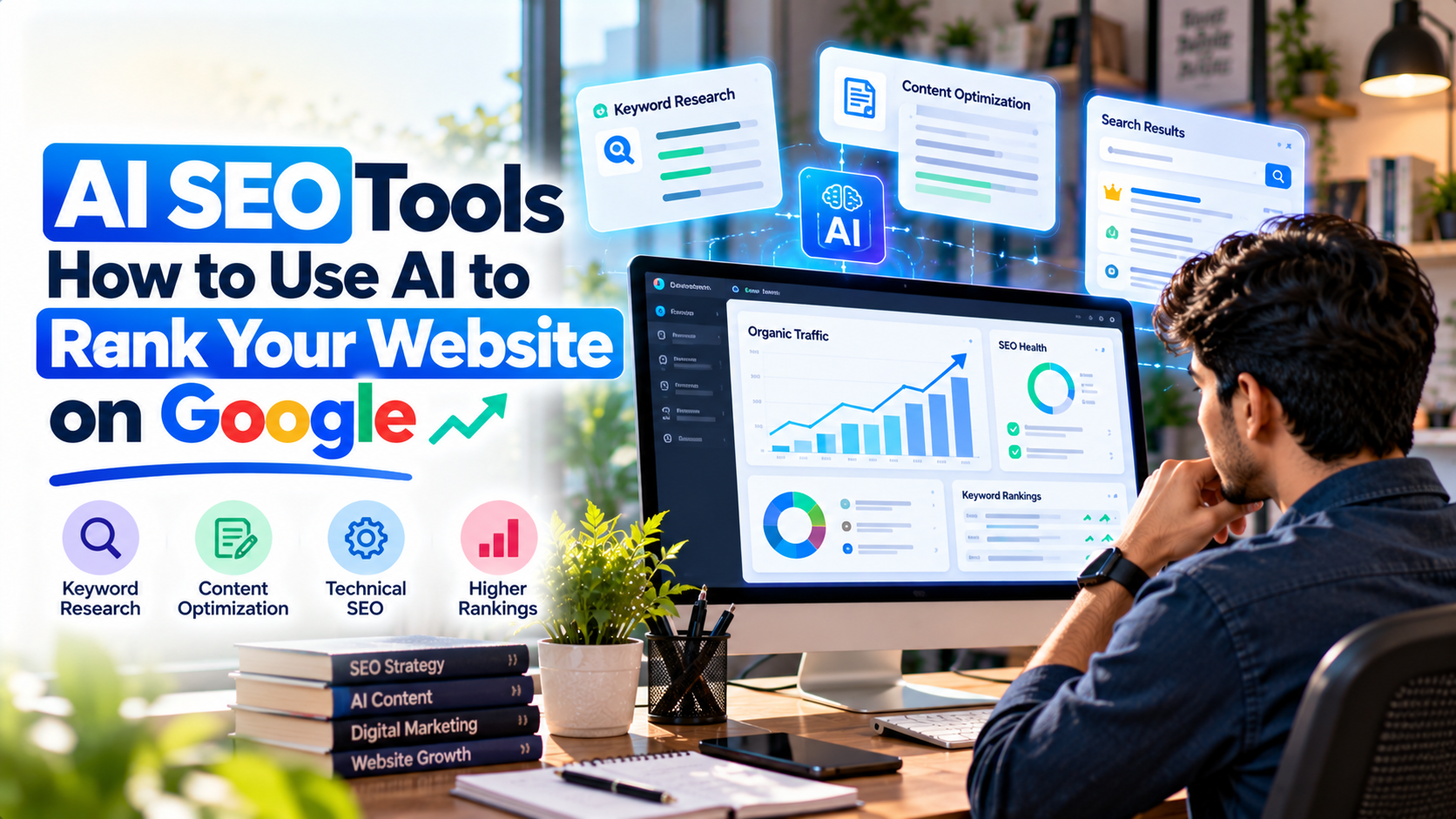 SEO India 2026, AI SEO strategy, generative AI search optimization, local SEO services, Google Business Profile optimization, keyword research tools, technical SEO checklist, content marketing strategy